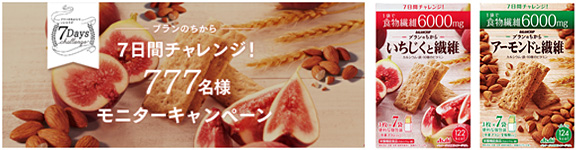 「7日間チャレンジ!777名様モニターキャンペーン」